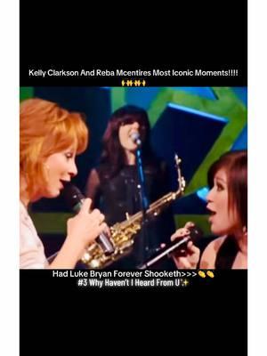 Queens supporting Queens🥰  #kellyclarkson #rebamcentire #tiktokmusic #countrymusic #duet #coversong #fyp #fy #celebrity #kellyclarksonshow 