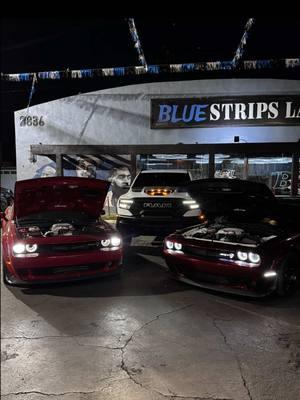 Supercharger music 🎶 2👹 ❌ 🦖 @bluestrips.la • • #srtdemon #trending #carsoftiktok #trx #clothingbrand #viralvideo #foryoupage #clothes #mensfashion #tshirts #hoodies #menswear #fashion #tracksuit #streetwear #cartok #dealership #antique #luxurious 