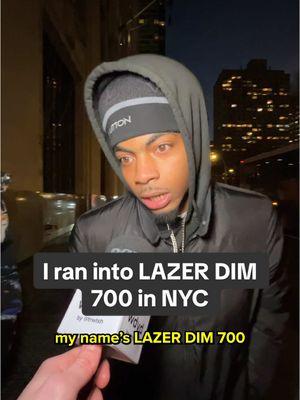 What does @Lazer do for a living? #whatdoyoudoforaliving #lazerdim700 #wtm #lazerdim #newmusic #interview #atlantarap #nyc #streetinterview #newyork #rap 