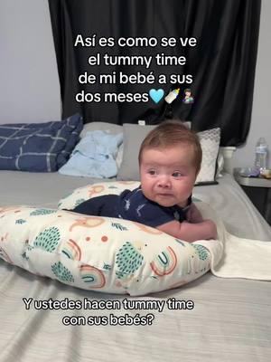 Ejerciendo sus músculos todos los dias  para que tenga mejor estabilidad y fuerza en su cuello👩🏻‍🍼🍼🩵#paratii #mamaprimeriza #fyp #viralvideo #trend #foryoupage #tummytime #fypシ #newborn #reciennacido #babyboy 