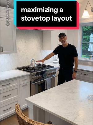 What else would you want in your stovetop layout? #stovetop #cooktop #kitchenlayout #kitchenreno #kitchenrenovation 