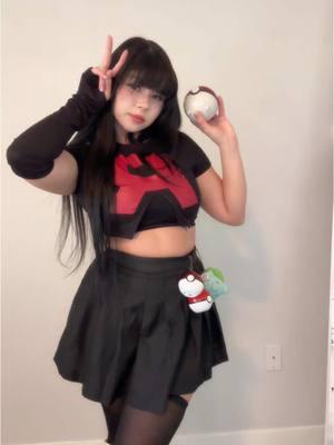 Please say your pokemon 🤤💖 #teamrocket #pokemon #pokemontok #pokemontiktok #pokemontcg #pokemoncosplay #egirl #cutegirl #cosplaygirl #egirlaesthetic #egirlmakeup #egirloutfit #kawaiigirl 