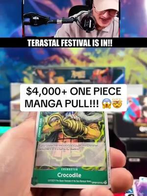 Thor with the CRAZY Manga pull on Release Day  #fyp #foryou #foryoupage #tcg #pokemon #pokemoncards #tradingcards #viral #TikTokShop #fypシ゚viral #trending #onepiece #onepiececards 