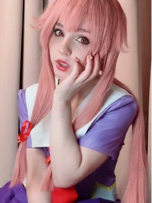 then proceed to stalk/and k1ll ur family and friends #futurediary #yunogasaicosplay #futurediarycosplay #yunogasai #mirainikkicosplay #mirainikki 