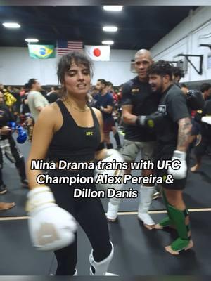 Nina Drama trains MMA with UFC Champion Alex Pereira and Dillon Danis #UFC #mma #alexpereira #poatan #chama #ninadrama #kickboxing #boxing #muaythai #muaythaifighter #muaythaifighter #taekwondo #jiujitsu #brazilianjiujitsu #jiujitsugrappling #jiujitsulifestyle #wrestling #wrestlingtiktok #wrestlingtok #fit #fitness #grappling #karate #dillondanis