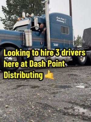 Dashpoint Distributing is looking to Hire 3 drivers for OTR positions. Must have open deck experience, hazmats, twic, & passport so you be able to cross into Canada to get to Alaska. If you are i lntrested frel free to send a message or comment. Truck driving positions open. Hiring qualified drivers🫡💯. #truckersoftiktok #pinoytruckers🇵🇭🇨🇦🇺🇸 #cdllife #trucktok #heavyhaul #truckerlife #semitok #cdls #otr #trucking #trucker #truckdriver 