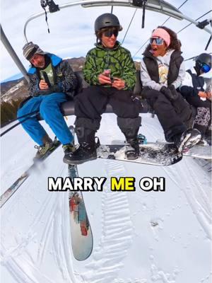 This guy had my back! #skilift #skiresort #proposal #proposalgonewrong #funnyvideos @Alissa Alivea 