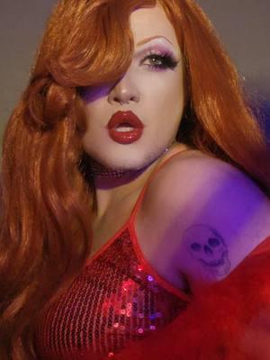 Jessica Rabbit 🫦 #fyp #cosplay #makeup #drag #jessicarabbitcosplay 