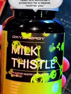 Oxyenergy Milk Thistle Liver Detox Support & Colon Cleanse #LiverDetox #HealthGifts #MilkThistle #LiverSupport #DetoxYourBody #ColonCleanse #HolidayWellness #HealthyHolidays #NaturalSupplements #AntioxidantSupport #WellnessGifts #ChristmasGifts #GiftIdeas #SelfCareGifts #DetoxSupport #HealthyLifestyle #MadeInUSA #WellnessJourney #FitnessGifts #NewYearNewYou #CleanseAndDetox #TikTokWellness #HolidayShopping #StockingStuffers #GiftsForMen #GiftsForWomen #SupplementGoals #TikTokMadeMeBuyIt #HealthFirst #LiverHealth #WellnessTrends #GutHealth #DailyDetox #AntioxidantBoost #NaturalHealth #ViralProducts #HolidayDeals #CleanseSupport #HealthyLiving #TikTokFinds