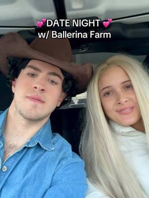 Surprise date night with ballerina farm 🤠 @mitsy #parody #comedyvideo #ballerinafarm #cowboy #impressions #fypシ 