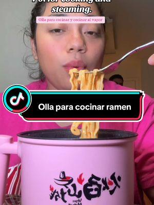 Olla para cocinar y cocinar al vapor Pot for cooking and steaming #ramen #hotpot #ramenhacks #pot #cocina #giftforchristmas 