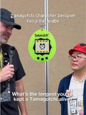 Kenji Watanabe at Legends Expo on Tamagotchi #nostalgia #90s #2000s #pokemon #digimon 