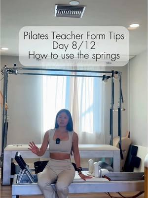 Day 8/12 - learning to resist the springs!  #pilates #pilatesinstructor #pilatestok #pilatesworkout #classicalpilates #classicalpilatestraining #sandiegopilates #pilatesteachertraining 