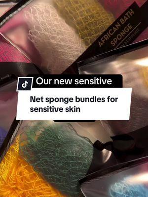 From Hypnotic to Sandstone to Encanto, our new 4-pack bundles of net sponges are here to care for sensitive skin. 🫧 Which colorway are you choosing? #bellanomi #sensitiveskincare #africannetsponge #sensitiveskincare 