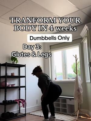 Let’s get to work & get that peach🔥👏 #homeworkout #glutes #gluteworkout #beginnerworkout #transformyourbodyoneworkoutatatime #dumbbellonlyseries #dumbbellonlyfullbody #workoutsthatactuallywork  