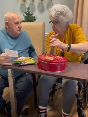 Gram took all her frustration out on that lid to the cookie container 😂😭🍪 Thank you so much @schadeeeee for sending these & the best coloring book! 🖍️💚 #jockandbelle #fypシ゚viral #grandparentsoftiktok #laugh #marriage #grandparents #color #gift #marriedlife #62years #Love #unboxing #getwellsoon #Love 