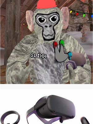 No More Gorilla Tag On the Quest 1 😔 #vrgame #gorillatag #slixx #gtag #Vr #foryoupage #fyp #gorillatagchristmas 