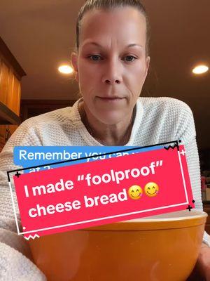 Fool proof cheese bread says @Momma B I think she might be on to something😋 #cheesebread #foolproof #homemadebread #cheese #breadrecipe #nokneadbread #EasyRecipe #EasyRecipes #christiecrocker #christiecrockerskitchen  Cheese Bread  No Knead Bread No Knead Cheese Bread  Easy Bread Recipe@karinne◡̈ 