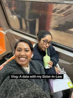 Its going to be another few months before we can hangout again 🙃 #sisterinlaw#sisterdate#Vlog#bengali#browngirl#browntiktok#koreatown#nyc#sisterfromanothermister  