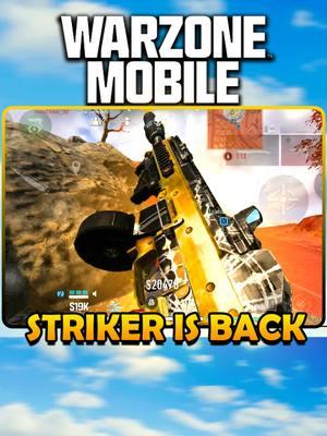 THE STRIKER IS BACK!! #warzonemobilenews #warzonemobilegameplay #warzonemobileclips #callofdutywarzonemobile #warzonemobile #omnimovement #wzmclips #rotsamu #codm #Iferg #warzonemobilesettings #striker#WZM #bo6mobile #warzonemobilelatimoamerica #codwarzonemobile #warzone #fyp