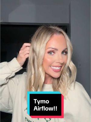 If your hair wont hold a curl you gotta try the AIRFLOW FROM @TYMO BEAUTY US #creatorsearchinsights #dendieb #hairtok #howtocurlhair #utahcurls #flatironcurls 