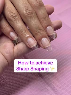 The metal backboard is the key to the peel and stick file!! ✨💅🏼#nailtech #nailtutorial #sharpnailshaping #nailshaping #nailfile #beginnernailtech #beginnernailtechtips 