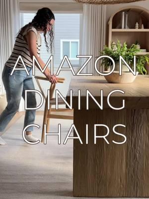 Loving these new wishbone dining chairs from Amazon! Not only are these gorgeous but they arrived already assembled!!!  🔗’s in my Amazon Storefront under “home favorites” #amazonhomedecor #diningchairs #organicmodern #diningroomdecor #neutralhome #earthydecor #organicdecor #neutraldecor 