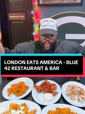 166 WING FLAVOURS? @blue42bar COUNT ME IN!!!! 🤯  #Foodie #foodreview #chickenwings #buffalowings #ranch  #AmericanDiners #barfood #newjersey  #ukvsusa #britstryusfood #britsintheusa #londoneatsamerica