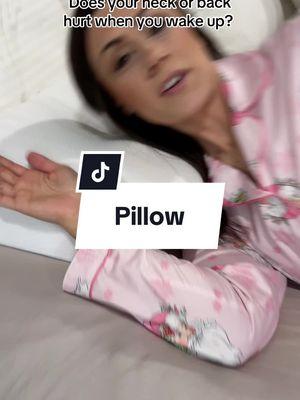 This pillow has been great for my neck pain!  #neckpain #pillowreview #cervicalpillow #backpainrelief #sidesleeper #backsleeper #sleepingpillow 