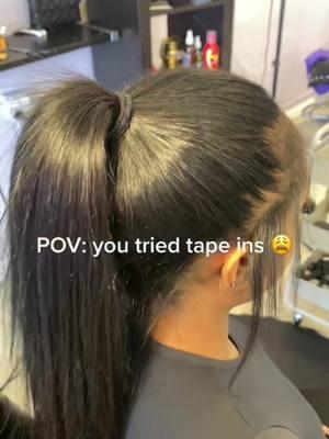 Tape ins on hand #rawhair #rawhairvendor #rawcambodianwavy #rawvietnamesehair #rawindianhair #indiancurly #tapeinsblackgirl #clipinsforblackgirls #herdreamshair #fy #fyp 