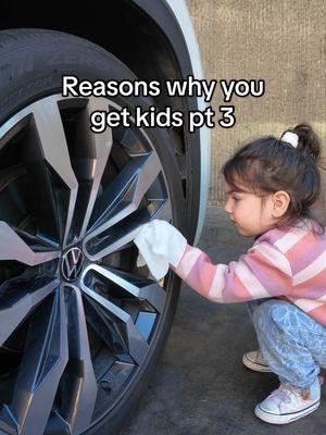 Thinking of having kids? Oh, it’s so worth it! especially when they start pulling their weight early.. Today, our two years old daughter grabbed the car keys, drove to the self wash, and completely cleaned the car herself. She vacuumed every nook and cranny, wiped down the dashboard, and left the car spotless. We’ve never felt more spoiled. Honestly, this is luxury living, people! Her 9 months old brother is just a few months away from detailing rims.. At this rate, we’re considering adding a few more to the crew..😁 #fyp #viral #family #toddler #baby #funny #MomsofTikTok #momlife #parenthood #parentsoftiktok #cute #kids 