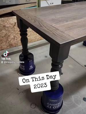 #onthisday #furniture #custombuild #fyp #election #indiana #danvilleindiana #customfurniture #garageshop #woodworkingcommunity #farmhousetable 