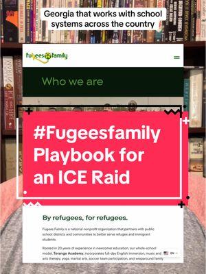 #fugeesfamily Playbook for an ICE raid #teachersoftiktok #phd #popculture #academia #immigration #deportation #ICE #refugees #students 