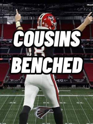 BREAKING NEWS: The Falcons are benching Kirk Cousins for Michael Penix #nfl #football #sports #falcons #michaelpenixjr #kirkcousins #drakelondon #kylepitts #bijanrobinson #arthurblank 