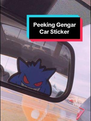 Designed to add just the right touch of haunting charm to your car's rearview mirror, this high-quality decal features Gengar peeking mischievously with a glimmering foil finish that catches the light in an eye-catching way! #gengar #gengarpokemon #pokemon #pokémon #pokemongo #pokemoncards #pokemontiktok #pokemoncommunity #pokemontcg #pokemonscarletviolet #pokemonfan #pokemoncollector #pokemoncollection #pokemonfans #ghosttype #ghosttypepokemon #pokémontiktok #pokemondecal #pokemonstickers #pokemonart #pokemondecor #pokemonfyp #giftideasforhim #giftideasforher #giftideasforkids #christmasgiftideas 