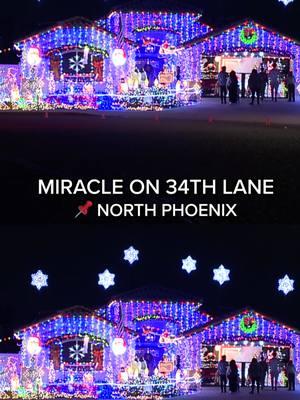 Miracle on 34th Lane 🎄 James and Jenny MacGregor know a thing or two about Christmas lights. The couple's holiday light display in north Phoenix will be featured on national television this week! #thingstodo #arizona #christmasdisplay #phoenixchristmaslights