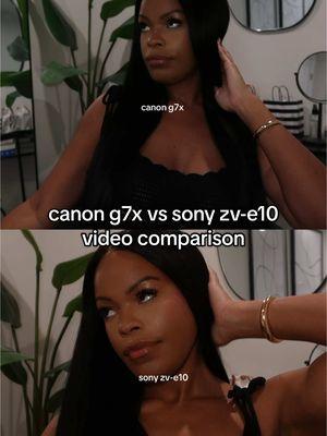 video comparison between canon and sony- which do yall think is better? #CapCut #camerasettings #sonyzve10 #canong7x #digitalcamera 