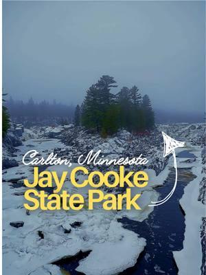 🌲 Jay Cooke State Park 📍 Carlton, Minnesota ✈️ Flyover states >>>>>>> #minnesota #winter #nature #stateparks 