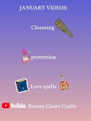 Upload schedule for January. Everything will be upload to the Tube in case this app actually gets taken down. Let's cleanse our shit, protect it and welcome in love in time for February!  #LoveSpell #ProtectionSpell #Cleansing #spiritualtiktok #loveritual #bruja #practitioner #witchtok #lovewitch #beginnerwitchtips #babywitch #spiritualjourney #spirituality 