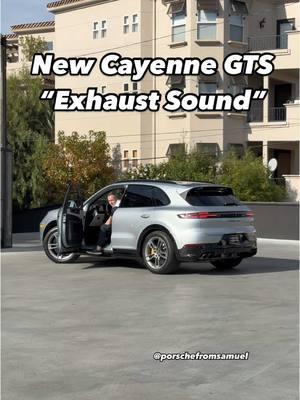 Which Exhaust mode do you prefer on the New Cayenne GTS? . #exhaustsound #cayennegts #porschecayenne 