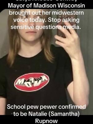 Pretty sure thats midwestern lingo for shes fed the f up with media. Allow people to grieve, please. #madisonwisconsin #schoolshootingsmuststop #update #shooter #thoughts? 