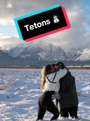 Went to watch the sunset behind the Tetons but spent more time looking at you 👀🤷🏻‍♂️ #tetons #jacksonhole 