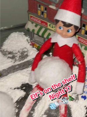 #theelfontheshelf #night17 #winterwonderland #snow #herecomessantaclaus #elf #elfs #elves 