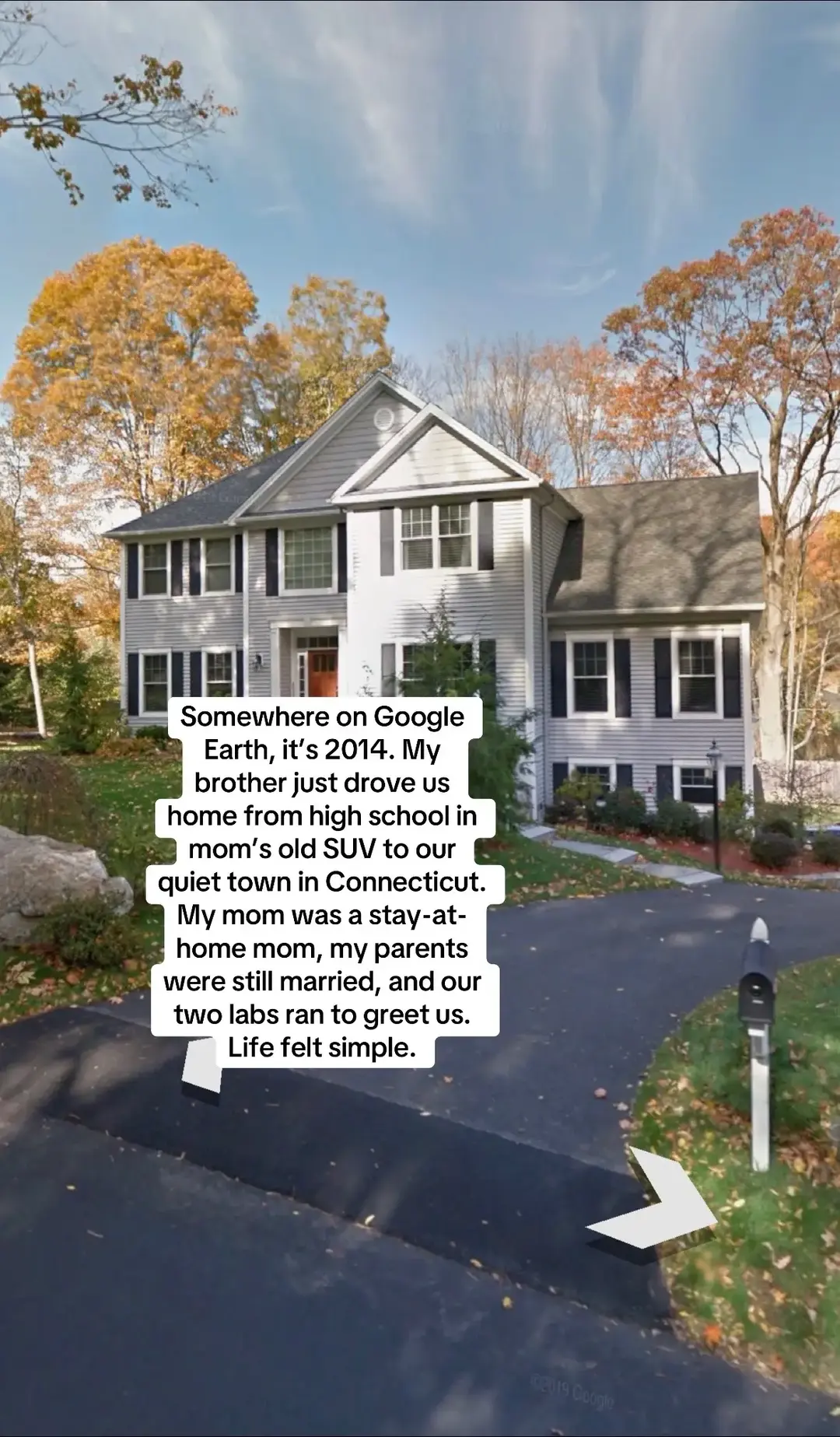 2014 feels like a lifetime ago. Quiet town, simple days, and everything frozen in time. As the holidays approach, I’m reminded of this season and how nothing is the same when I go back home.  #nostalgia #GoogleEarth #ChildhoodHome #FrozenInTime #Nostalgia #LifeThen #Throwback #QuietMoments #Holidays #Bittersweet #FYP