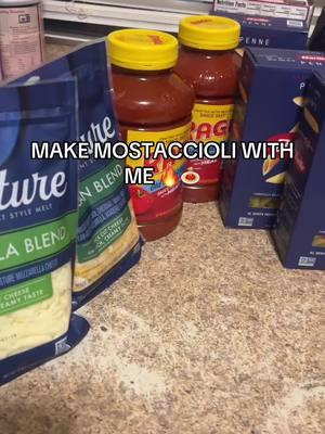 Make Mostaccioli w Me 🍝🔥 #cookingwithcece #fyp #chicago #mostaccioli #dinnertime 