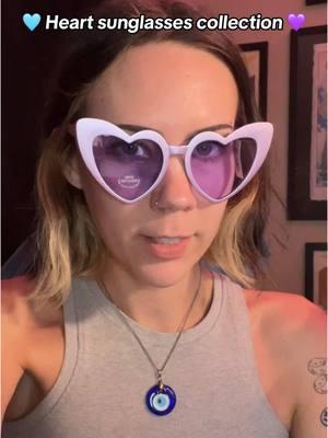 I fear it is time to upgrade my staples…been eyeing spunglasses for literal years 😍 #rave #ravegirl #hearts #sunglasses #raveaccessories #ravelife #ravefashion #edmtiktok #ravetok #collection #plur 