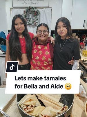 My babies, Christmas won't be the same this year but they will be back soon 💜 #tamales #tamalesmexicanos #tamaleseason  #makingtamales #momlife #MomsofTikTok #motherhood #motherhoodunfiltered #motherhoodunplugged #Christmas #christmasseason #winterbreak #guadalupehernandez #bella #aide 