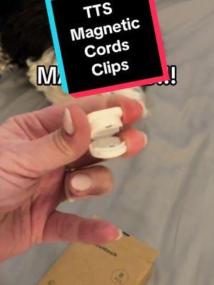 Feelin’ like a tidy Queen! These come in a pack of 8! The magnet is pretty strong. #organized #cord #cordorganization #mom #MomsofTikTok #office #MomsofTikTok #fyp 