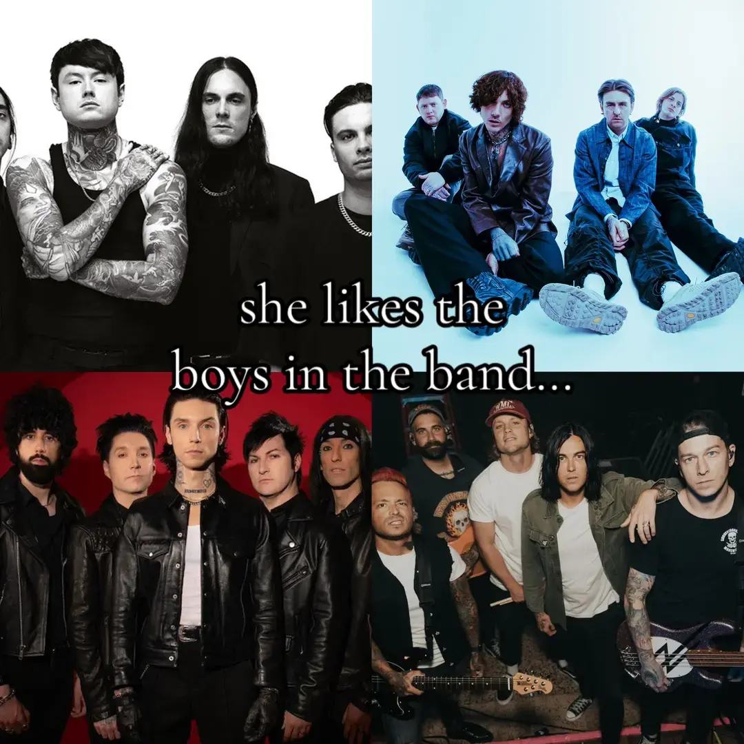 always and forever a band girly 😚🫶🏼 #bringmethehorizon #badomens #blackveilbrides #sleepingwithsirens #andybiersack #oliversykes #olisykes #kellinquinn #noahsebastian #modernrock #bands #bandsoftiktok #musictok #bandtok #metalcore #metalhead #metal #metaltok #fyp #foryoupage #viralvideo @badomensofficial @Sleeping With Sirens @Black Veil Brides 