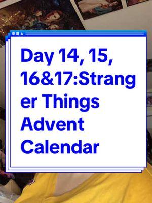 Day 14, 15, 16&17 Stranger Things Advent Calendar#StrangerThings#Netflix#AventCalendar#FunkoPOP#Christmas#EricaSinclair#JonathanByers#11#011#001#HenryCreel